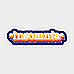 Insomnia Sticker